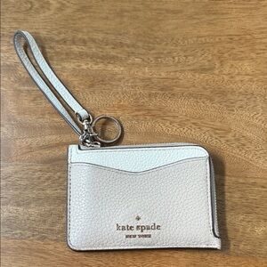 Kate Spade Cream Leather Wristlet